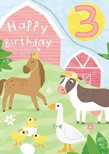 Picture of 3RD BIRTHDAY CARD